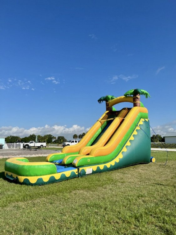 Aloha Tropical Slide with Pool