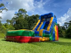 Backyard Water Slide With Pool