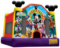 Mickey Park Full Face Bounce House