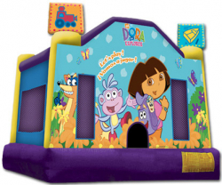Dora The Explorer Full Face Bounce House